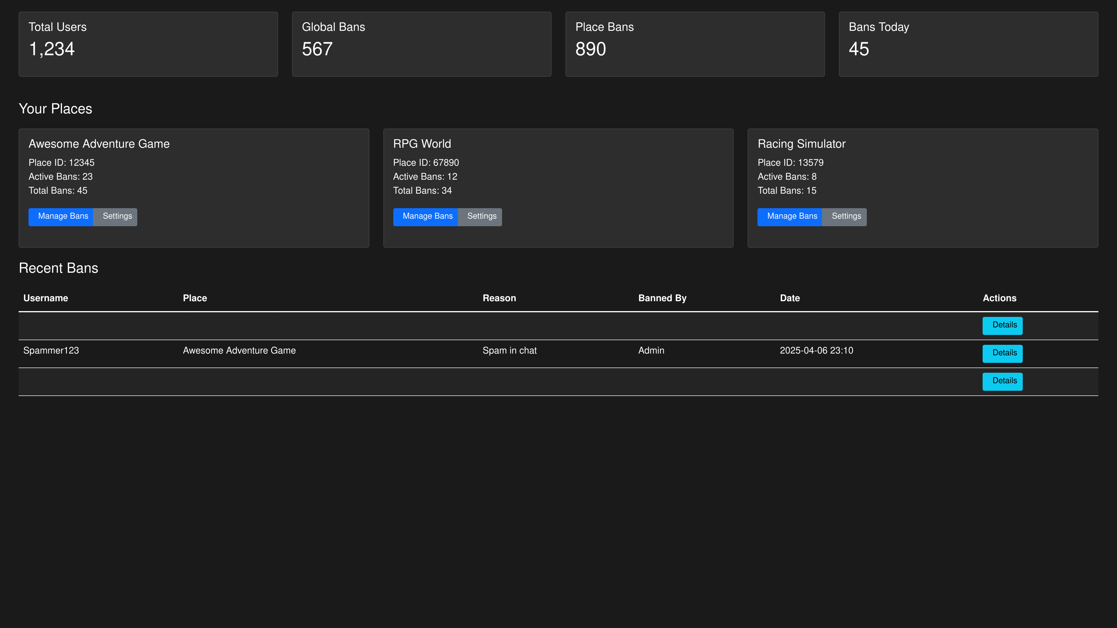 Dashboard Preview